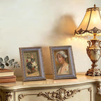 eletecpro 4x6 Vintage Picture Frame, Glass Cover, Horizontal or Vertical - Image 7