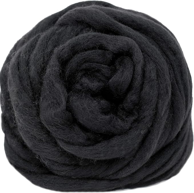 Wool Roving Hand Dyed. Super Soft BFL Combed Top Pre-Drafted by LivingDreamsYarn