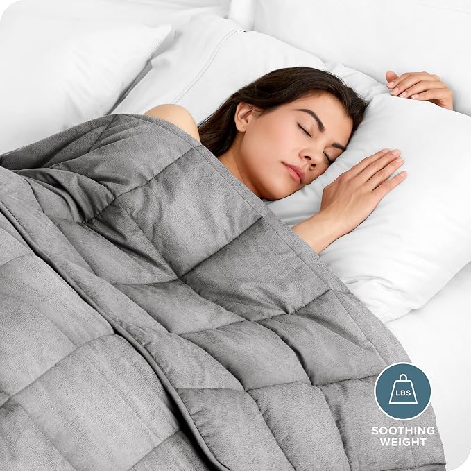 Bare Home Weighted Blanket Full or Queen Size 15lb - Image 2