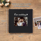 potricher 10 x 10 Inch DIY Scrapbook Album 40 Pages Hardcover Kraft Paper Scrap - Image 2