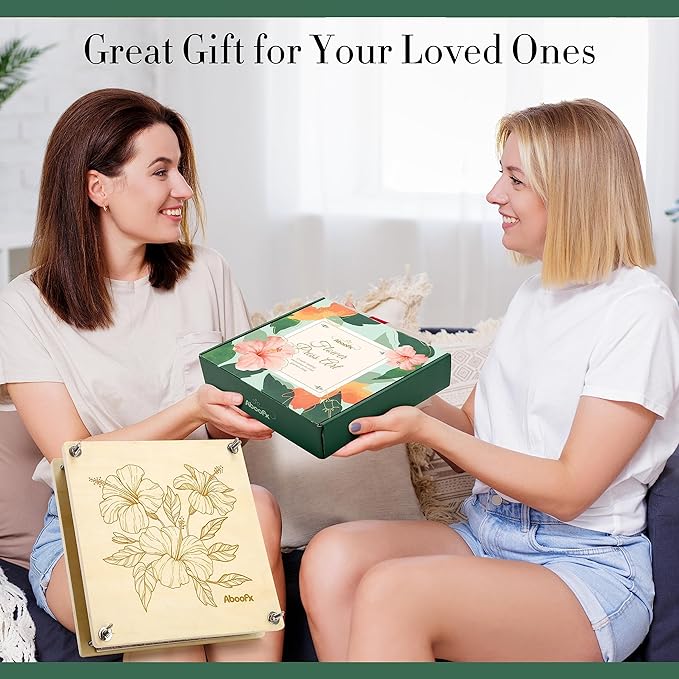 Aboofx Flower Press Kit, Craft Kits 11"x11" 10 Layers Wooden Flower Pressing Kit - Image 3
