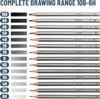 Mr. Pen- Sketch Pencils for Drawing, 14 Pack | Artist Graphite Pencils for - Image 2