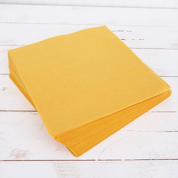 Threadart Gold Premium Felt Sheets by ThreadArt