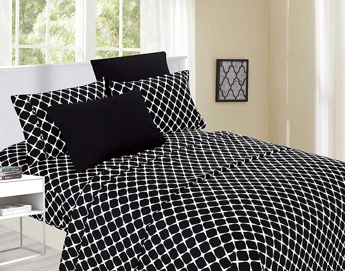 Elegant Comfort Luxury Soft Bed Sheets Bloomingdale Pattern - Image 2