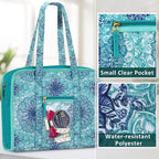 FINPAC Sewing and Craft Supplies Storage Tote, Large Capacity Travel Packing - Image 5