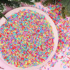 DIYASY 180g Fake Sprinkles, 6.35 oz Non-Edible Resin Sprinkles Faux Plastic - Image 2