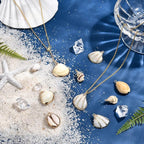 SUNNYCLUE 1 Box 24Pcs 6 Style Electroplate Spiral Seashells Charm Craft Charms - Image 5