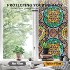Stained Glass Window Privacy Film Static Cling - Image 5