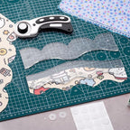 Kigley 2 Pcs Free Motion Quilting Templates Waves Acrylic Quilting Rulers - Image 6