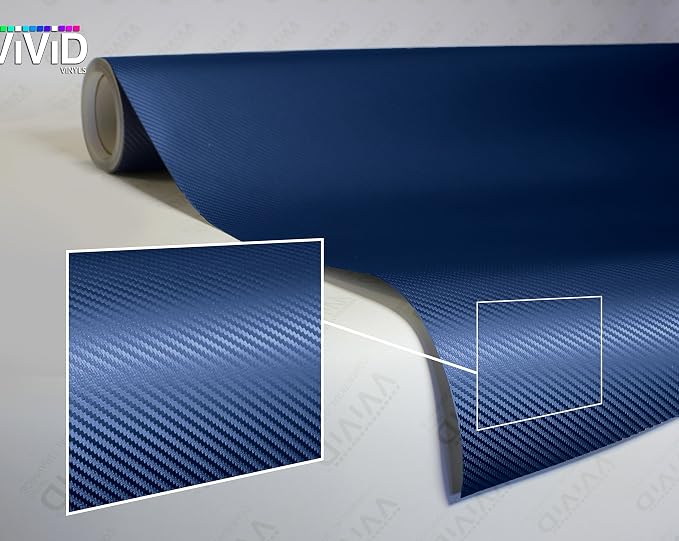 VViViD Craft 3D Carbon Fibre Textured Vinyl Sheet 1ft x 5ft - Image 2