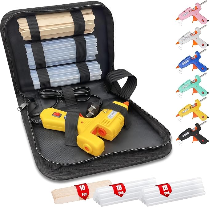 MONVICT 30W Mini Hot Glue Gun Kit, Fast Preheating Glue Gun，Storage Case | 20 by MONVICT