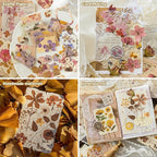 120Pcs Floral Textured Scrapbook Paper - Image 6