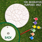 Creative Roots Mosaic Sun Stepping Stone Kit, Includes 7-Inch Ceramic Stepping - Image 2