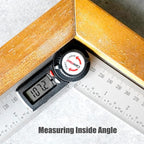 GemRed 82305 Digital Angle Finder Protractor-Stainless steel | white&red button - Image 3