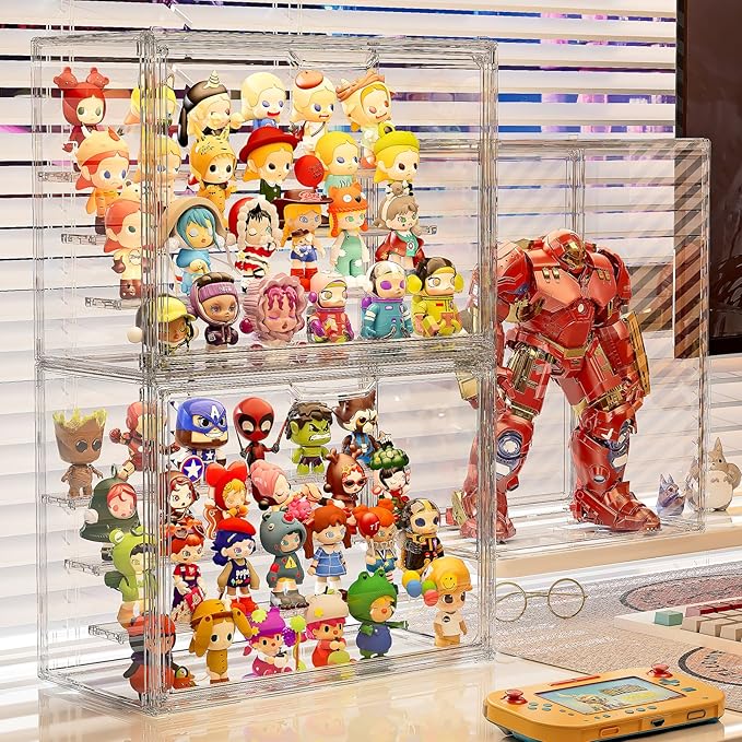 Clear Acrylic Display Case for Collectibles 4 Layer Hobby Figure Display Case - Image 7