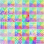 Tinlade 36 Pack Geometric Painting Stencils Set, Reusable Mandala Templates - Image 7