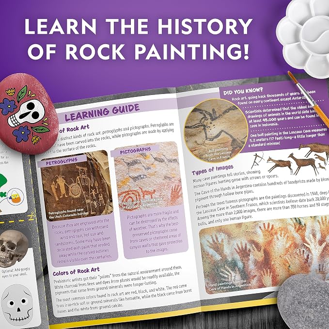 National Geographic Creepy Creatures Rock Painting Kit - Image 6