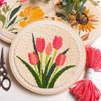 Myfelicity Punch Needle kit, Tulip Embroidery Kit - Image 8