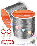 FIVEIZERO 0.3mm 7 Strand Stainless Steel Beading Wire, 656 ft 2 Rolls Jewelry by FIVEIZERO