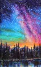 DIAMOND ART CLUB Violet Persuasion Diamond Painting Kit, Fun DIY Crafts by DIAMONDARTCLUB