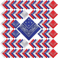 100 Pack Bandanas Unisex Paisley Bandanas Bulk Multi Purpose Cowboy Head Wrap by Handepo
