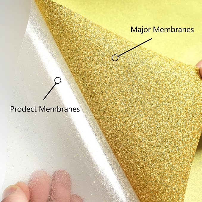 TUMIYA Glitter Gold HTV Vinyl - Image 2
