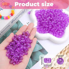 Plastic Pony Beads, for Bracelet, Hair Braiding, Friendship Bracelets, Jewelry - Image 2