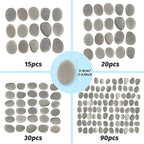 DALTACK 20 Pcs Large Rocks for Painting, Natural River Rocks, Flat River Rocks - Image 2