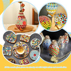 500Pcs Mixed Colors Glass Mosaic Tiles 10mm Transparent Crystal Glass Tiles - Image 6