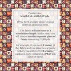 100% Cotton Fabric by the Yard – Turkish Quality Quilting & Sewing Fabric - Image 4