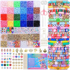 AIPRIDY Girls Toys Bracelet Making Kit, Clay Beads Jewelry Activity Kit by AIPRIDY