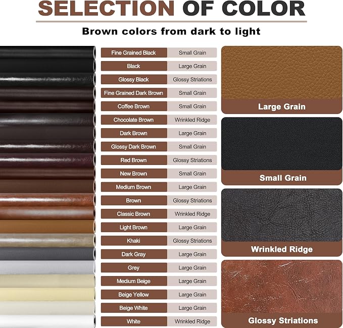 KING MOUNTAIN Leather Repair Patch, 4 x 63 Inches self Adhesive Leather Repair - Image 7