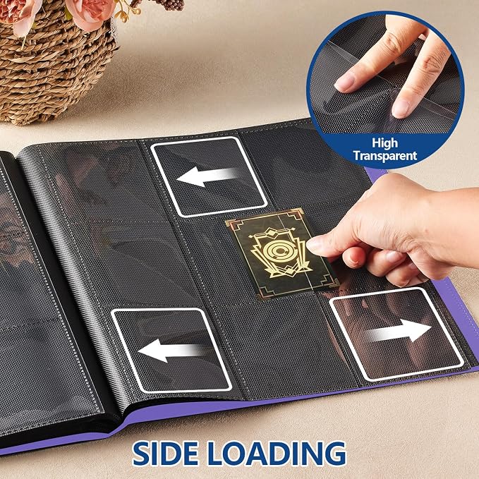 Card Binder, EDUDIIU 9 Pockets Premium Trading Card Binders, Cards Collection - Image 4