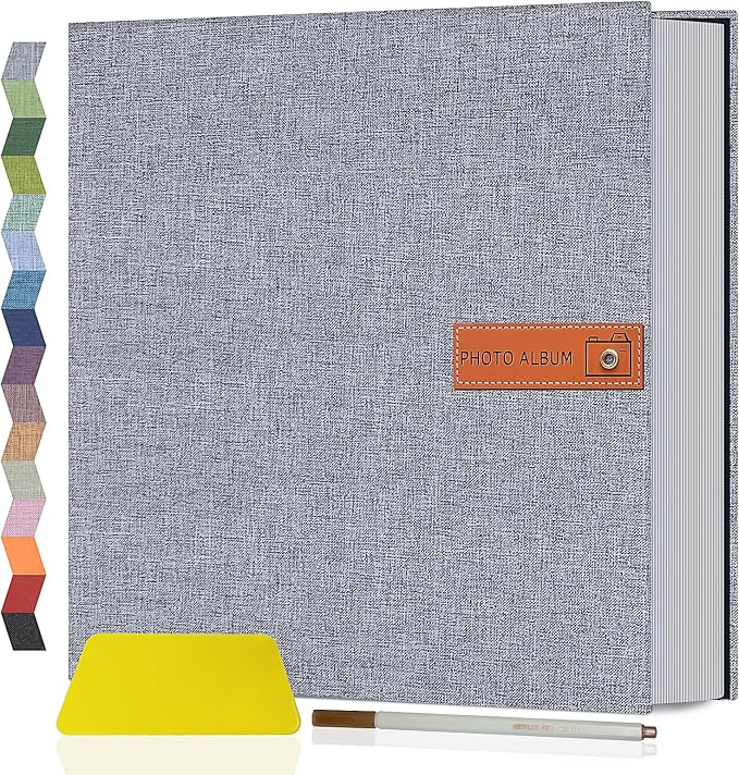 Popotop Large Photo Album Self Adhesive 4x6 5x7 8x10 Scrapbook Album DIY by Popotop