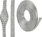 Wire Shielding Sleeve Tinned Copper Braid Ground Straps Cable Sheathing by BuyUneed