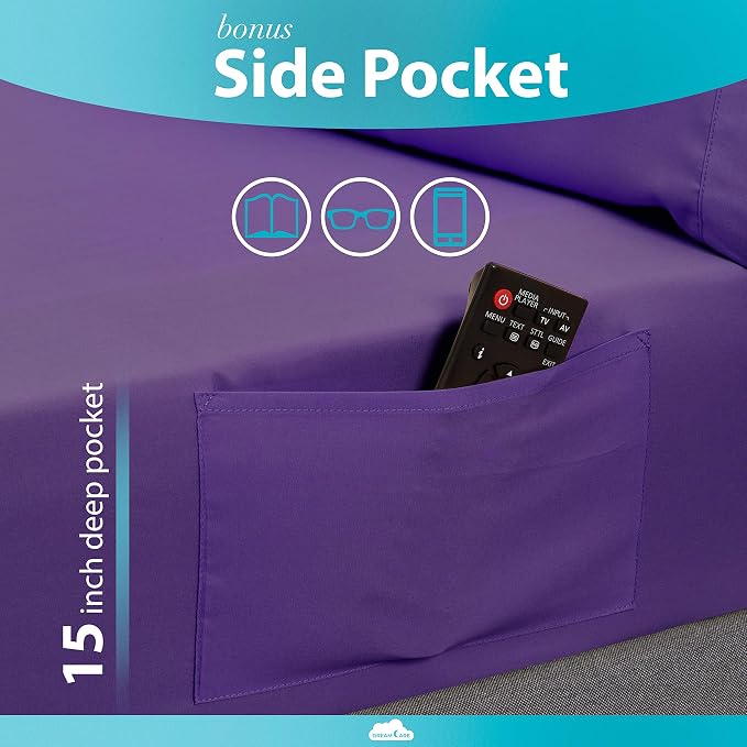 DREAMCARE Twin XL Fitted Sheet - Image 3