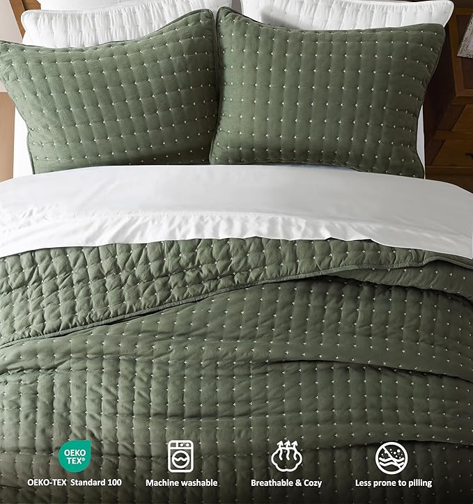 WDCOZY King Size Quilt Bedding Sets - Image 7