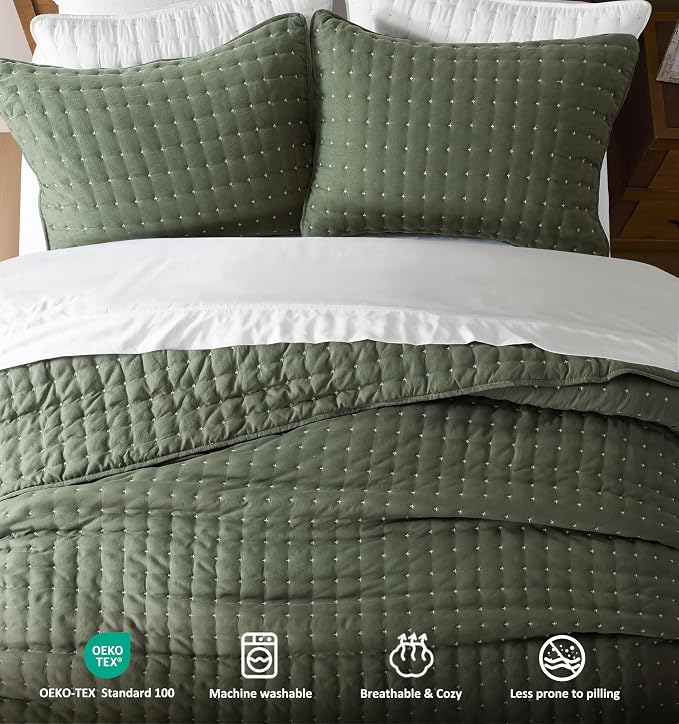 WDCOZY Queen Size Quilts Bedding Sets - Image 7