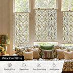 3D Stained Glass Window Film, Decorative Window Privacy Film - Image 3