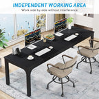 Tribesigns 78.7 Inches Extra Long Computer Desk 2 Person Desk, Double Long Desk - Image 5