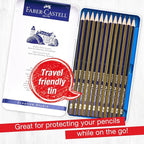 Faber-Castell Graphite Pencils Drawing Set | Back to School Art Supplies | 12 - Image 4