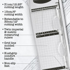 Tonic Studios Tim Holtz 12.25" Maxi Guillotine Paper Cutter - Image 3