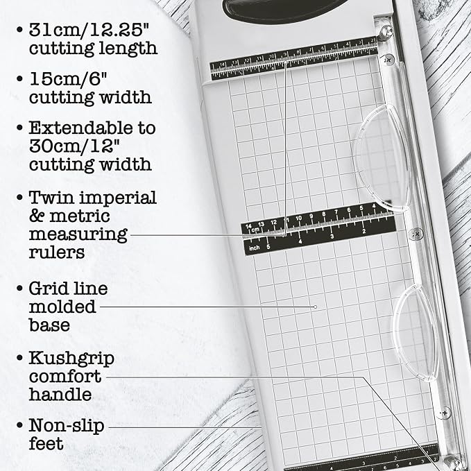 Tonic Studios Tim Holtz 12.25" Maxi Guillotine Paper Cutter - Image 3