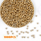 1000Pcs Pony Beads Bracelet 9mm Rainbow Plastic Barrel Pony Beads - Image 6
