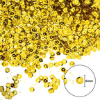 Mandala Crafts 6mm Cup Round Gold Sequins - Image 3