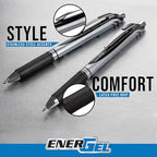 Pentel EnerGel RTX Liquid Gel Ink Pen, Metal Tip, Box of 12 - Image 4
