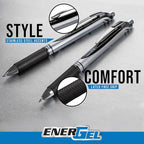 EnerGel RTX Retractable Liquid Gel Pen, Metal Tip, Medium Line, Box of 12 - Image 5