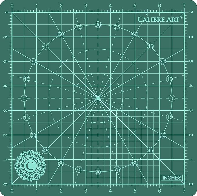 Calibre Art Rotating Self Healing Cutting Mat 8x8 - Image 7