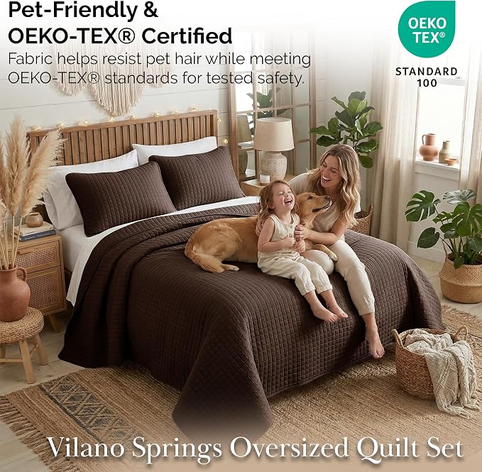 Southshore Fine Living, Inc. Oversized King Quilt Bedding Set, Soft Brushed - Image 5