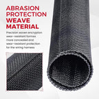 Automotive Wire Sheathing Split Wire Loom Braided Mesh Woven Cable Sleeve - Image 6